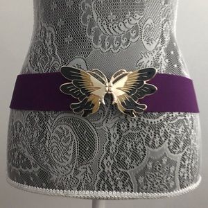 VINTAGE 80s butterfly belt